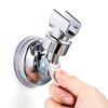 Shower Holder, 360°Adjustable Self-adhesive Shower Head Stand Bracket Suction Cup Holder Bathroom Accessories