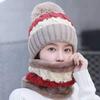 Coral Fleece Woolen Hat Soft Knitted Scarf Fashion Cold Proof Scarf  Winter