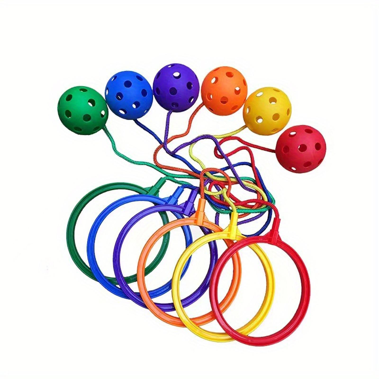 

6 шт. Детский лимонный прыгающий мяч с ремешком и игрушка с ощущением прыжка One Size