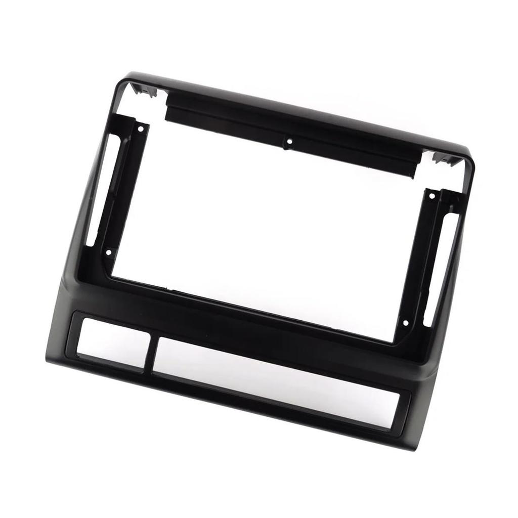 Car Interior Car Dash Stereo Radio Face Panel Frame Trim 2DIN 9" Black ABS