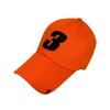 377PLACE 3 LOGO CAP ORANGE / OVER FIT