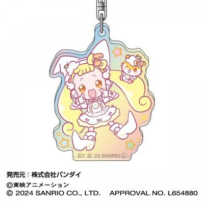 Sanrio Ojamajo Doremi X Sanrio Characters Akrylová klíčenka Aurora Type 06 Hana X Corocoro Krillin
