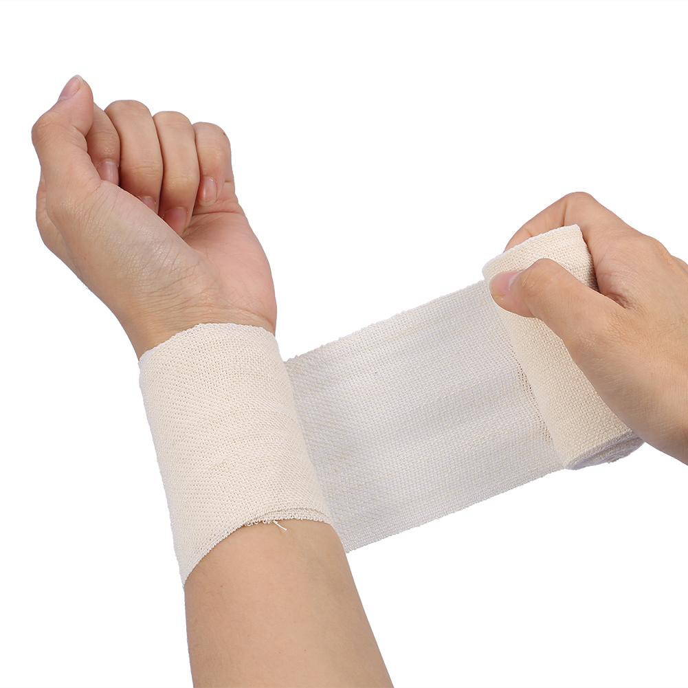12 Roll 75 x 4500mm Gauze Skin Friendly Bandage Elastic Breathable Sports Bandage