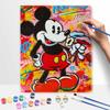 Disney Graffiti Mickey Mouse Digital Oil Painting Diy Coloring Handpainted Filling Home Decoration Gift, Vibrant Modern Wall Art Decor