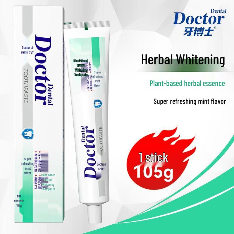 

Dr. Ya Herbal Whitening Mint Toothpaste, 6x105g
