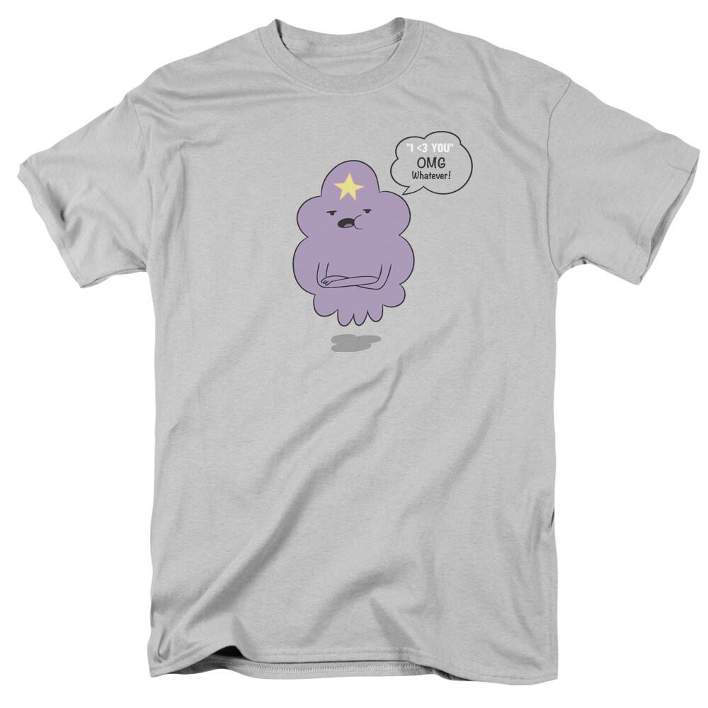 Adventure Time LSP OMG Silver Licensed Adult T-shirt S