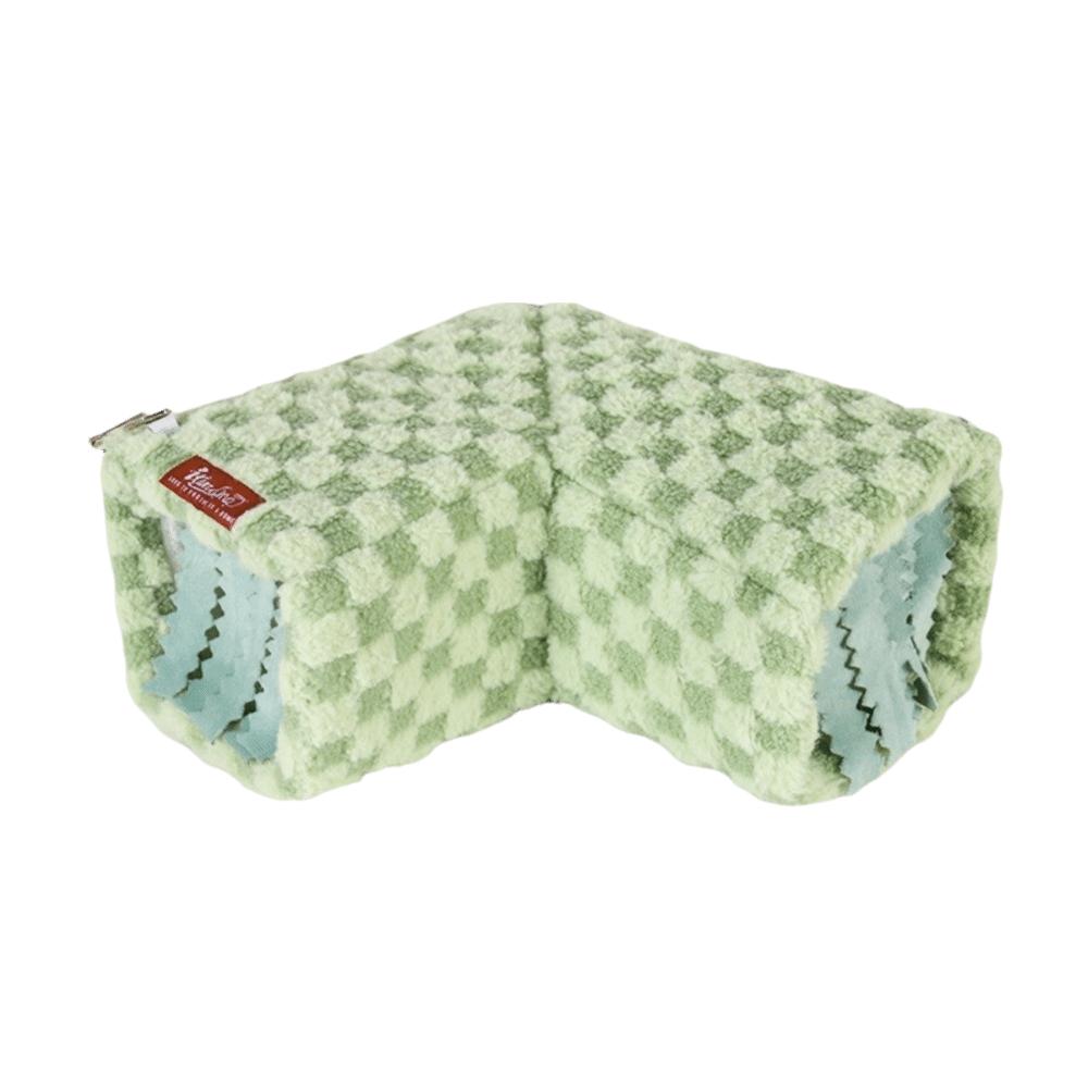 Windproof Hamster Tunnel Nest Soft Small Pet Cave Bed Small Pet Nest Pet Tunnel Toy  Winter зелёный