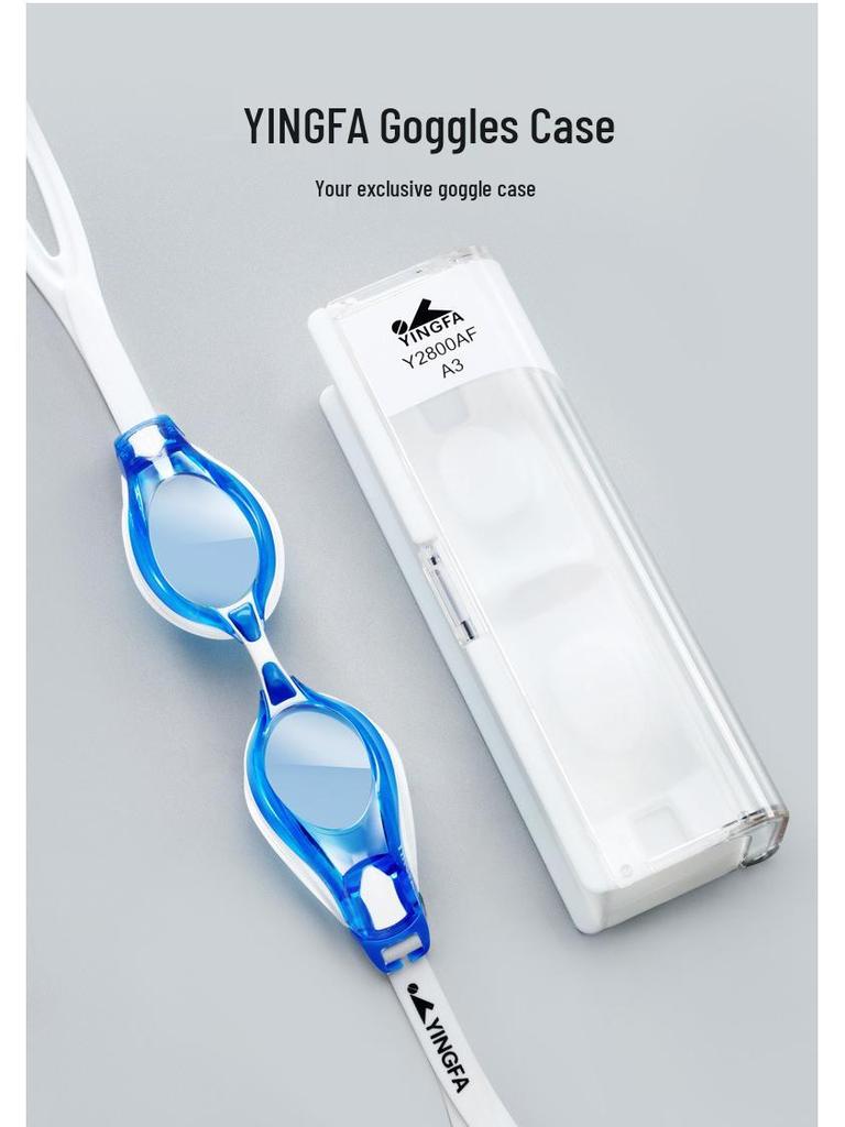 Yingfa Y2800AF Anti-Fog Waterproof Swimming Goggles for Men & Women - Large Frame & Comfortable Fit