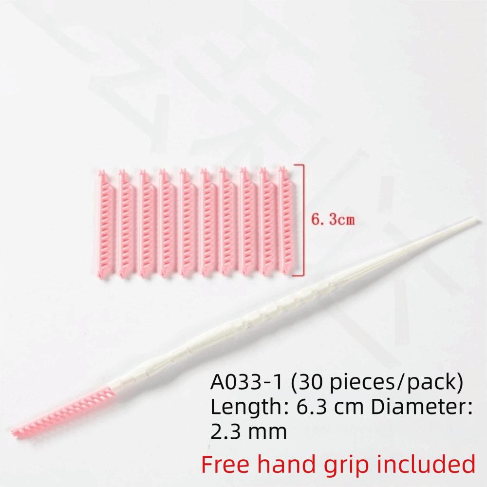 20/30Pcs 2.3/3.3/4/5mm Diameter Hair Root Perm Rods Bangs Volumizing Waves Perm Rods Bars Salon 2.3mm 30Pcs