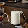 Kaffee-Gießkanne mit 304 Metallkörper, Holzgriff und abgewinkeltem Hals für ruhige Hand-Tassen-Routinen Täglich