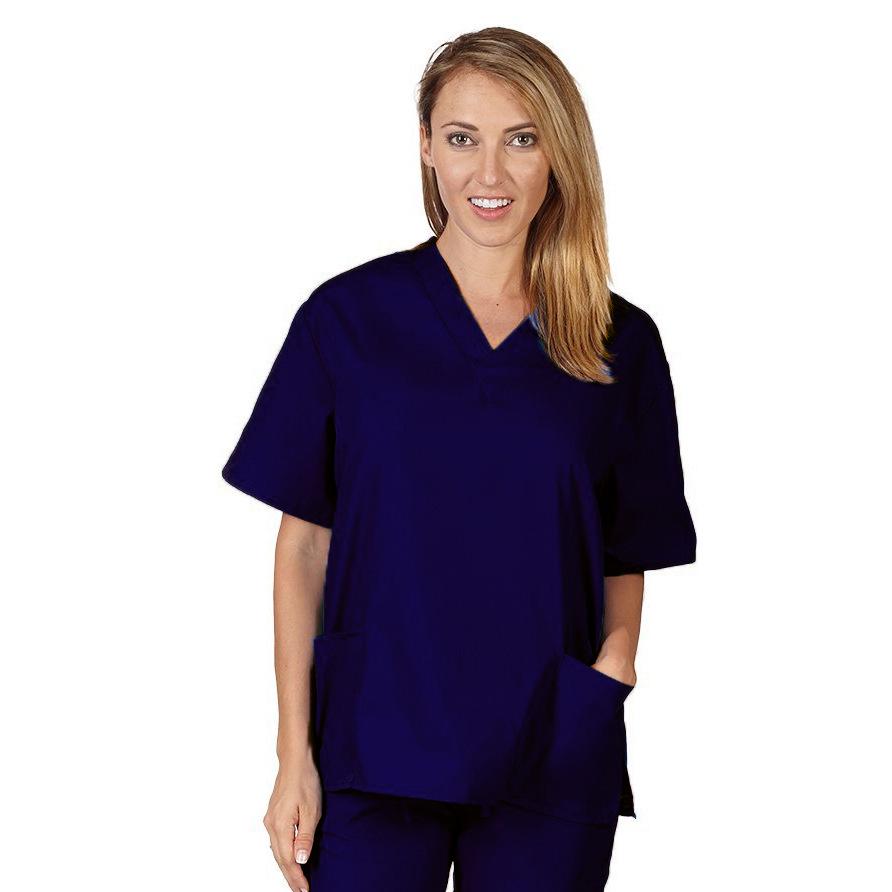 Xia Doctor Unisexový scrubový oblek: Pohodlný, prodyšný a pot pohlcující chirurgický plášť s krátkým rukávem