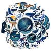Waterproof Whale Stickers: Ocean Themed Vinyl Decals for Notebooks, Luggage, Instruments & More. Marine & Decorative Fun!
