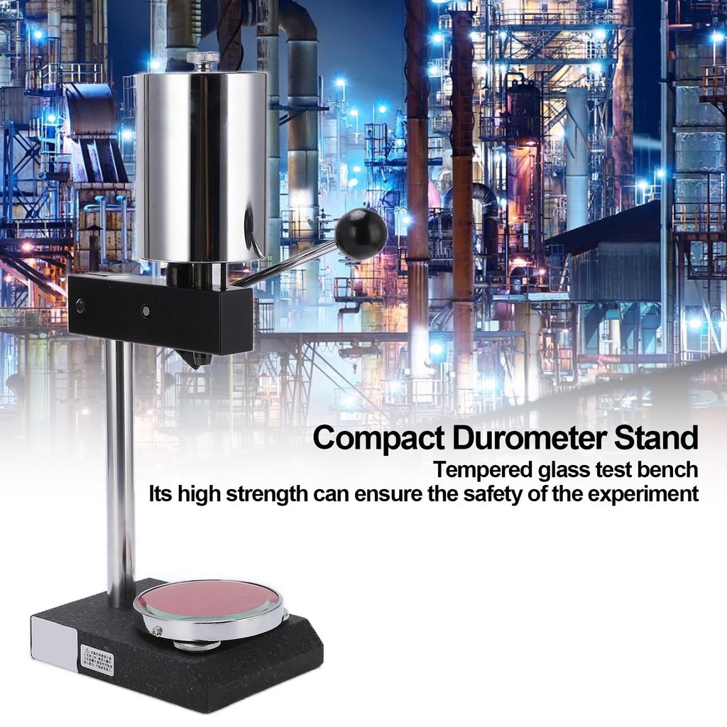 SLX-D Rubber Hardness Tester for Rubber, Sponge, Foam Hardness Test, with Marble Base, Tempered Glass Shape
