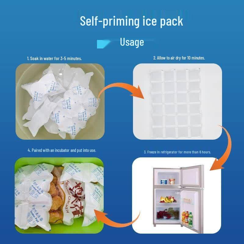 JingJingRS Self-Absorbing Reusable Ice Pack