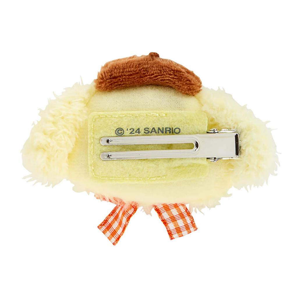 Sanrio Face Shaped Hair Clip Pom Pom Purin Hair Clip 236900