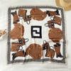 90cm Travel Sunscreen Versatile Large Square Scarf Shawl Headscarf Neck Protection Scarf Decoration For All Seasons