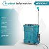 Yofidra Spruzzatore Elettrico 20L Alta Capacità Zaino Spruzzatore per Prato e Giardino Strumenti Elettrici Per Batteria Makita 21V Pin
