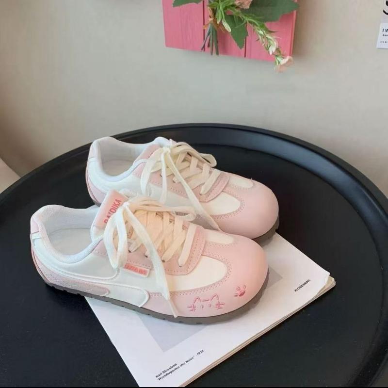 

College style niche sweet casual sports student board shoes women s autumn new versatile white shoes 35