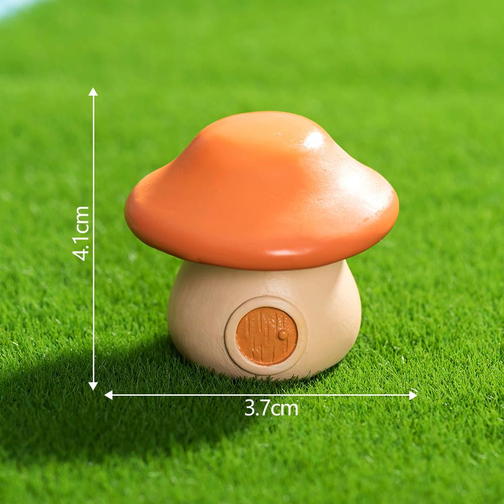 Micro Landscape Decoration Cute Forest Tree House Small House Resin Crafts Diy Tabletop Decoration Accessories