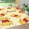 Custom Name "Pooh Tiger Adventure" Carpet Rug Customizable Soft Washable Anti-Slip Home Living Room Sofa Mats Personalized Rug. 0909398