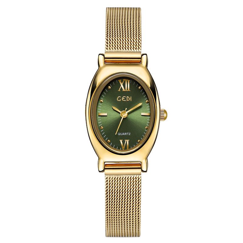 Oval High-End Women'S Watch, Small And Exquisite High-Value Guangzhou Watch, Women'S Waterproof Quartz Watch