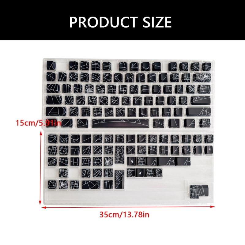 Odolnost PBT Klávesnice 130ks/Sada S Potiskem Tepelnou Sublimací Boční Gravírování Klávesnice Pro Zlepšení Zkušenosti s Psaním
