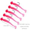 5pcs/4pcs/bag Jig Hook with Soft Lure Pesca Wobbler Artificial Bait Silicone Bait Sea Bass Carp Fishing Soft Tail Perch Bait