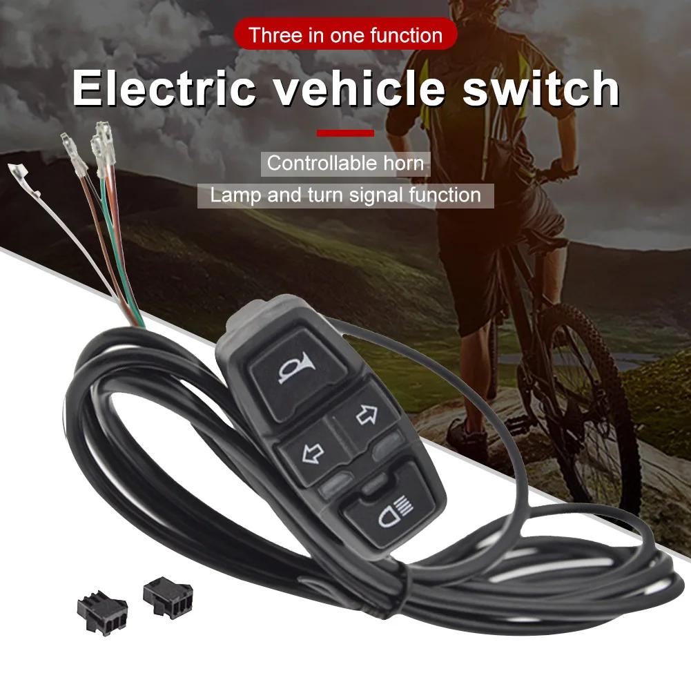Luce Freno Posteriore LED per E-bike Luce di Frenata ad Alta Luminosità Risparmio Energetico Installazione Facile per Bicicletta Elettrica 24V 36V 48V