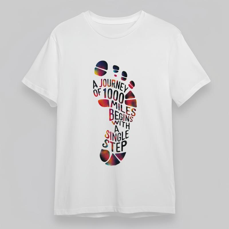 

Women s Plus Size Trend Classic T-Shirt Journey Quote Graphic 100% Cotton Tee S