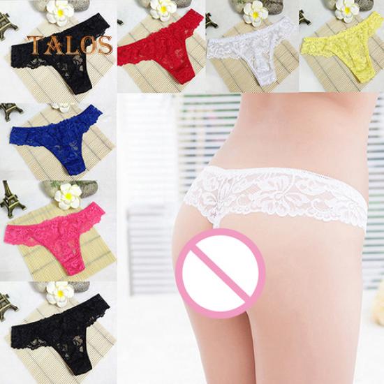 Talos Sexy Women's Lace Panties Soft Briefs Knickers Lingerie Underwear Thongs G-String