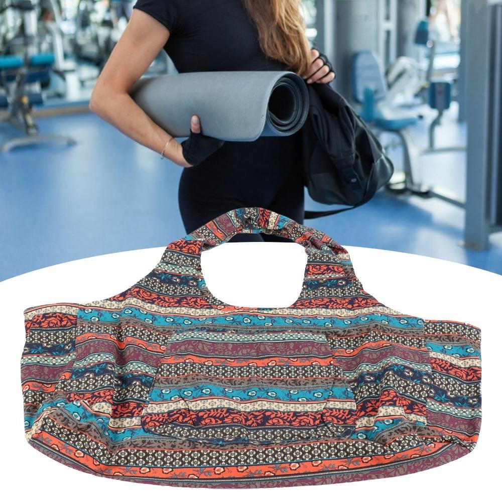 

Foldable Yoga Mat Bag With Pockets Yoga Tote Bag Yoga Essentials Yoga Storage Bag For Women