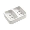 2 Pcs Rectangle Bathroom Soap Dishes 2 Colours Soap Holder Easy To Use Bar Soap Holder  Kitchen Sink