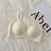Milk Skin Seamless Jelly Lift Bra, Summer Bust Minimizer Side Gathering Anti-Sag Full Bust Women Bra