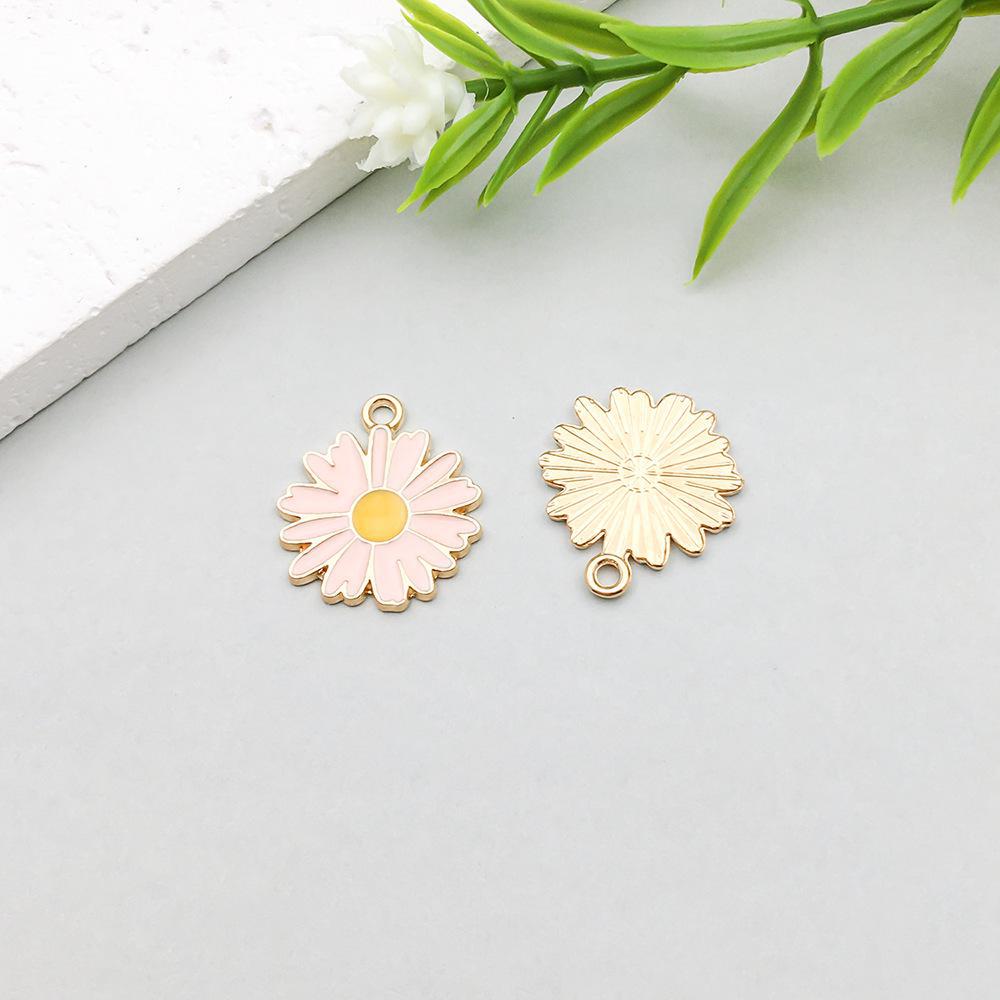 

Новая подвеска в виде розовой вишневой ромашки: Сплав с каплями масла для изготовления браслетов и ожерелий своими руками.