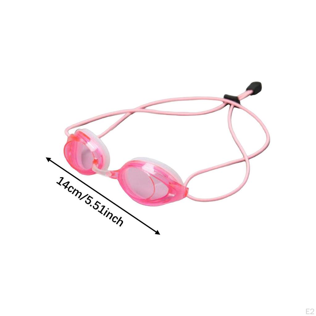 Swim Goggles Anti Fog Comfortable Adjustable Headband Wide View No Leaking Swimming Glasses Eyewear