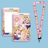 Anime Game Activity Character Cute Key Lanyard Neck With Lanyard Card Id Badge Keychain Keychain Keyring