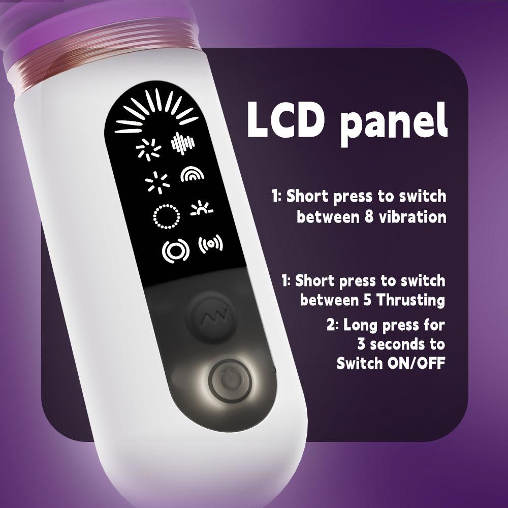 Automatic Thrusting Dildo for Women Remote Control Realistic Telescopic Vibrator with Suction Cup Sex Toys Adult Sex Machine