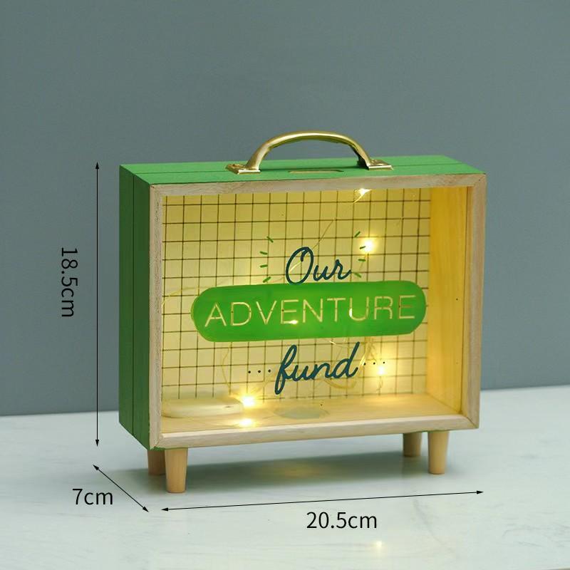 Ins Transparent Piggy Bank Children Girls Coins Piggy Bank Creativity Tabletop Decorations Decorations Birthday Gifts
