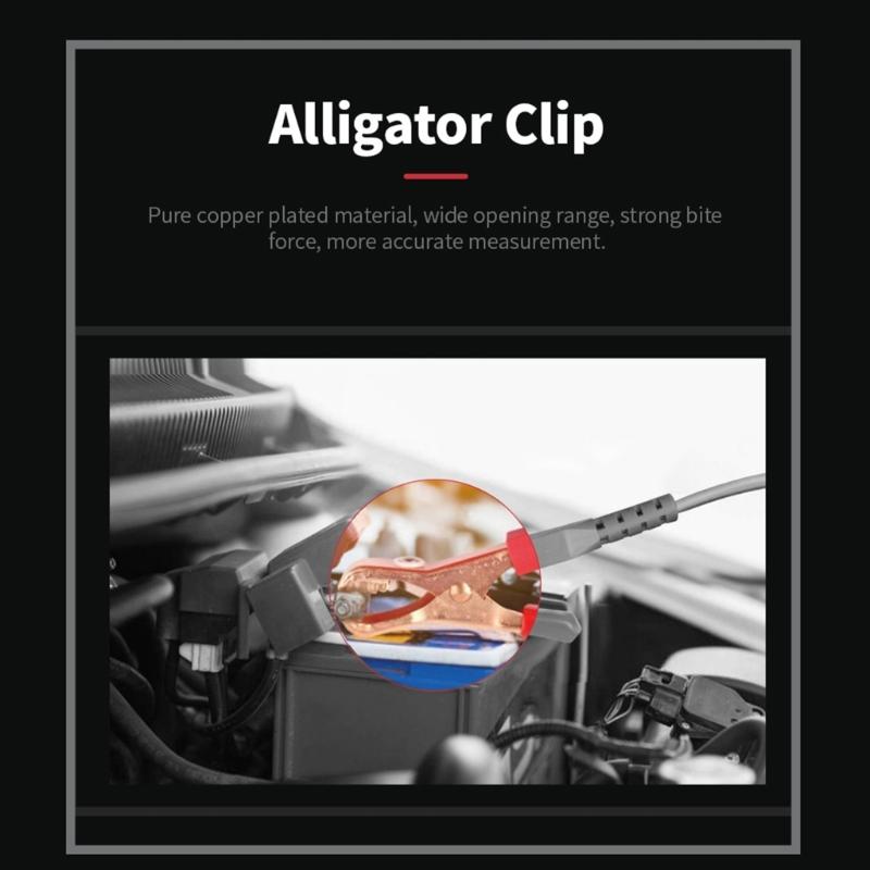 24V 6V 12V Battery Tester BM550 Test Analyzer Diagnostic Tool Detector Accessories Fit for Car Motorcycles Truck Trailer