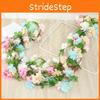 Lifelike Silk Cherry Flowers Garland For Weddings And Home Decoration 2.2m
