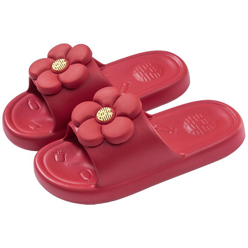 

High-end Thick-soled Wedding Shoes and Slippers Fits 35-36 красный