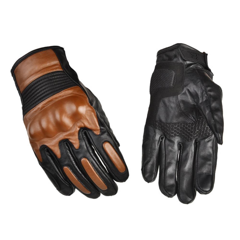 Locomotive gloves men's outdoor sports touch screen non-slip protective sheepskin wear-resistant racing motorcycle gloves