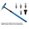 Car Dent Repairing Tool Telescopic Aluminum Alloy Hammer with 5 Knock Down Heads Paintless Dent