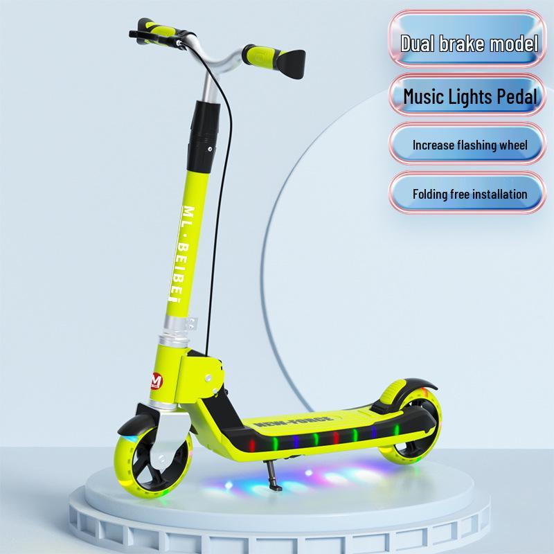 

Двухколесный складной кик-скутер Monlilibebe для детей 8-12 лет