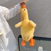 Borsa a Spalla a Forma di Anatra Cartone Animato Peluche con Chiusura a Zip per Uso Quotidiano Casual