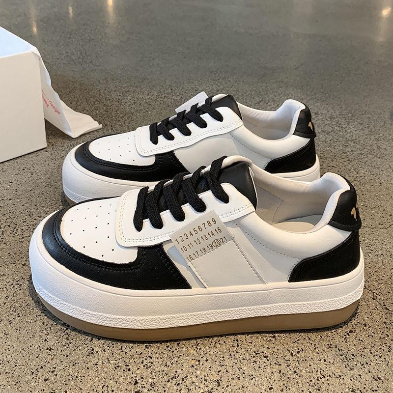 Small White Shoes Women's Platform Sports Shoes Breathable Casual Board Shoes