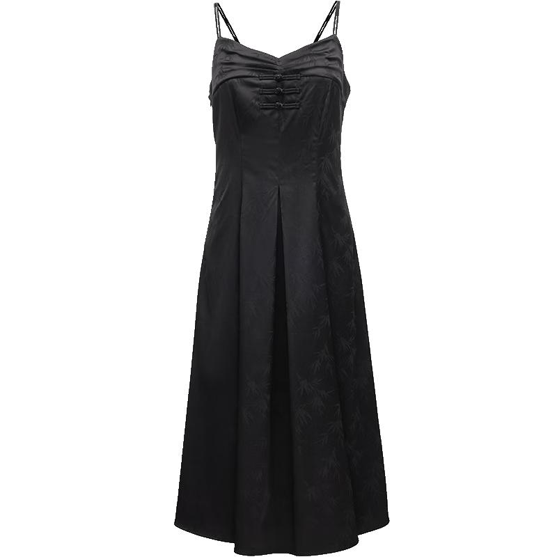 

ТОЛЬКО 2025 Весна Новое Платье на Подтяжках в Китайском Стиле с Пуговицами-Дисками XL