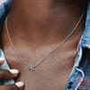 Selling 925 Sterling Silver Shiny Snowflake Collarbone Chain Set Exquisite Charm Women 'S Jewelry Diy Gift For Girlfriend