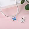 Charms Bead Copper Butterfly Starry Sky Dangle Pendant Fit Bangle Bracelet Necklace Diy Jewelry