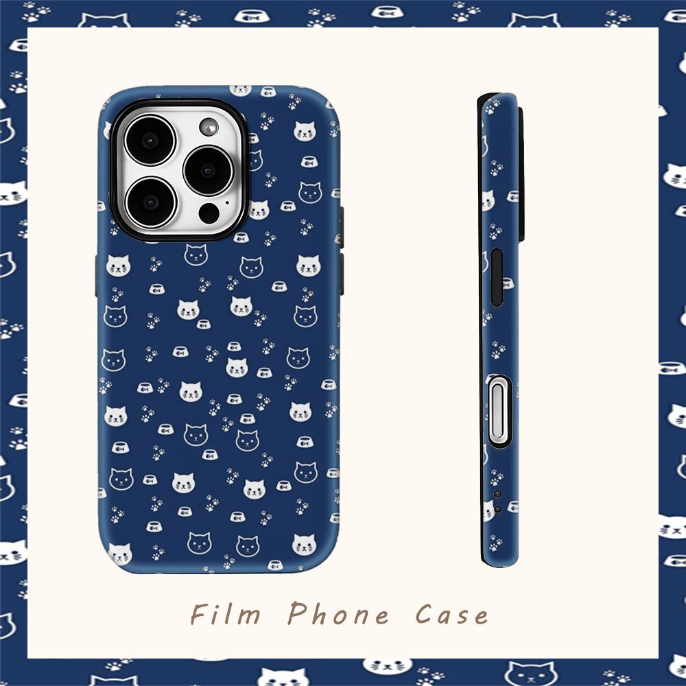 Cat PrintFor Magnetic Phone Case for IPhone 17 16 15 14 13 Pro Max Plus Single Double-layer Tough Case